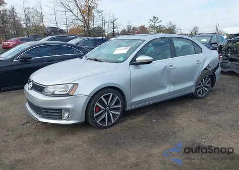 2014 Volkswagen Jetta Gli Autobahn W/Nav из США, поврежденный, VIN 3VW4S7AJXEM213857